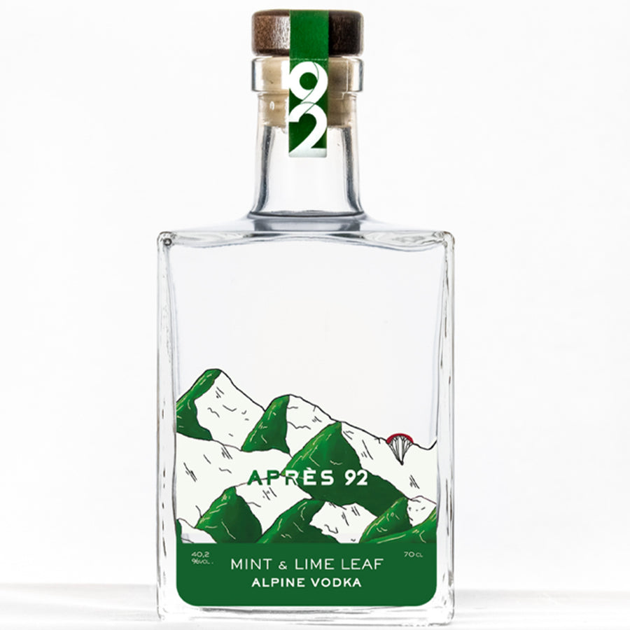 Après 92 – Minze und Limettenblatt – trockener Alpenwodka