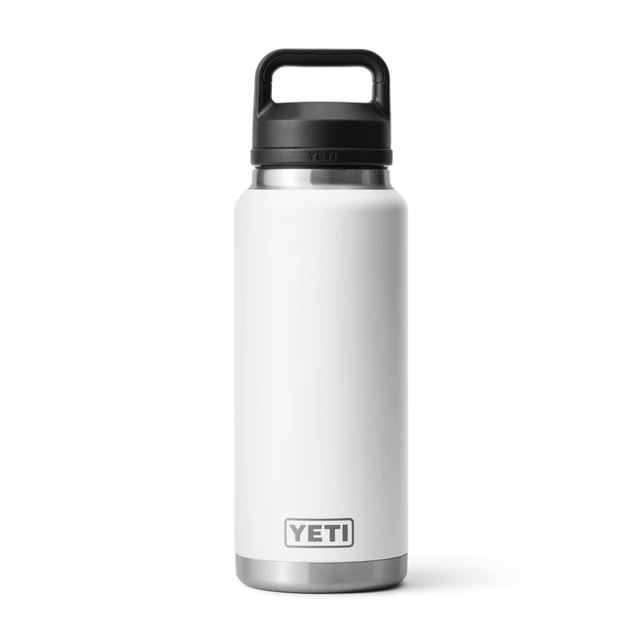 Yeti - Rambler - 36oz (1065mL) Bottle with Chug Cap — white