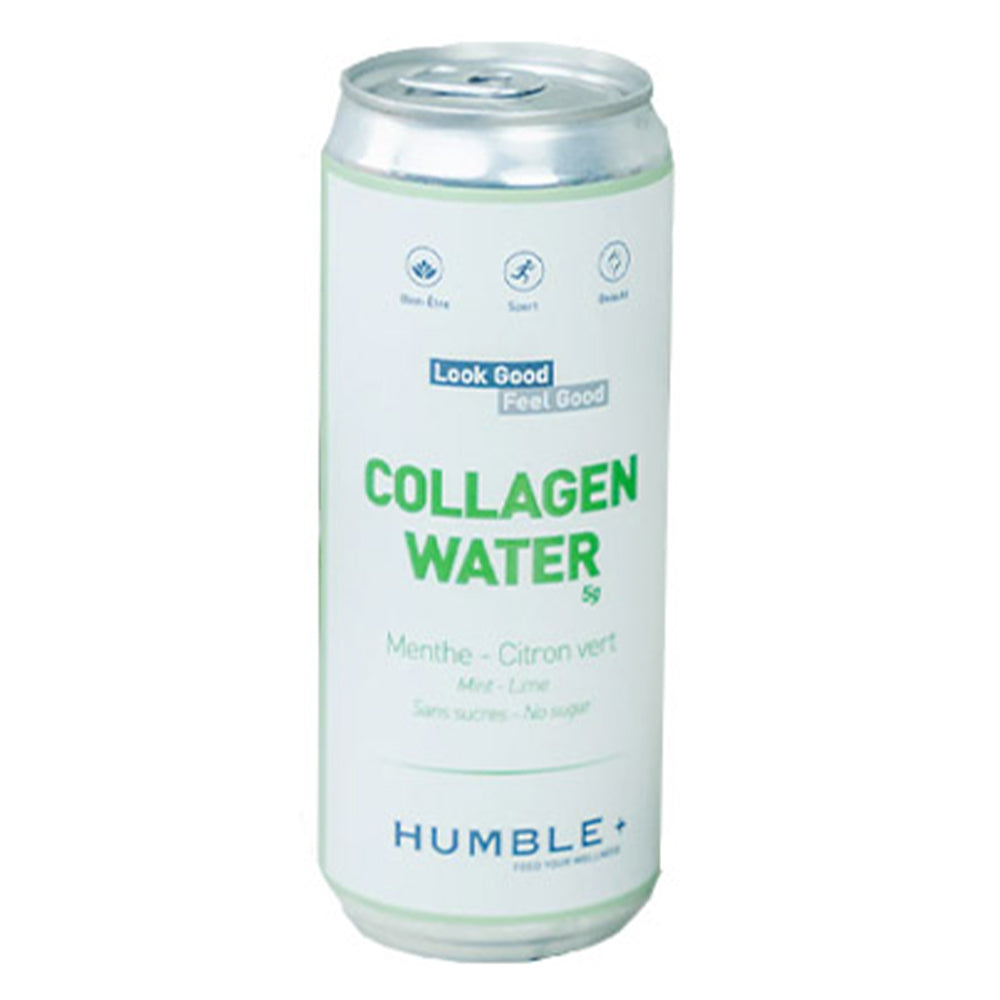 Humble Plus - Acqua Frizzante al Collagene - Menta e Lima