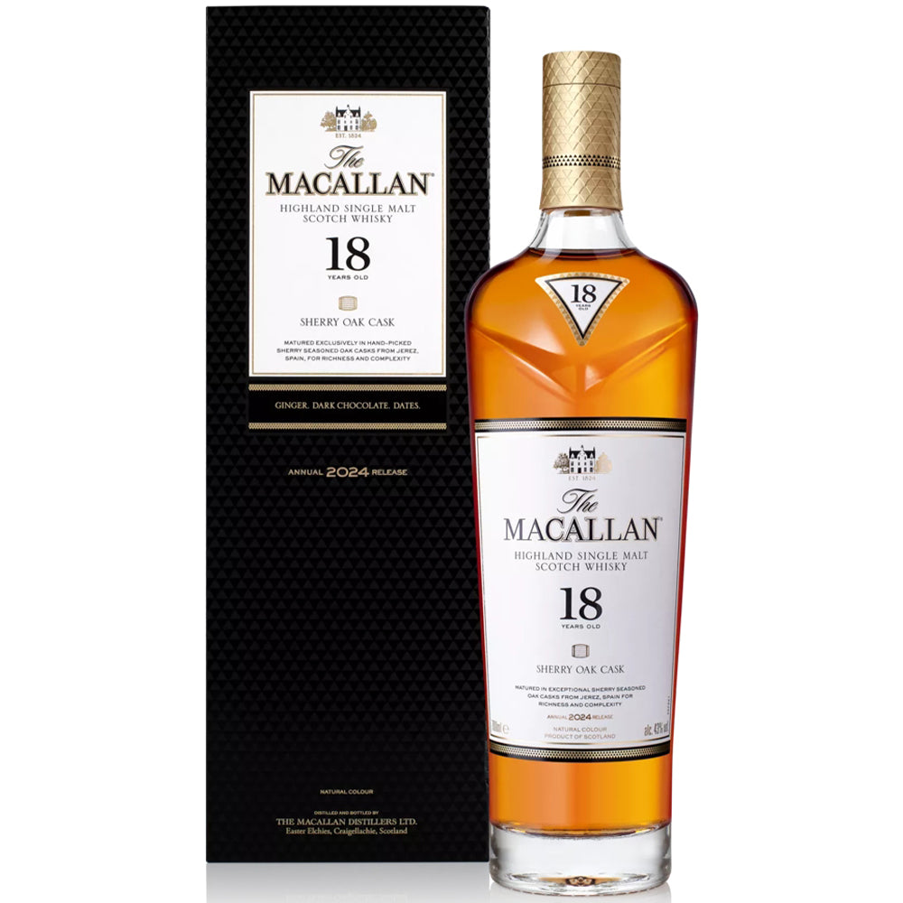 The Macallan - 18 yrs - Sherry Oak - 2024 Release