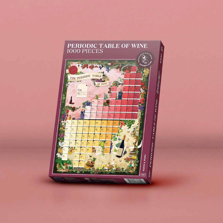 1000 Piece Puzzle - Periodic Table of Wine - France - Onshore Cellars