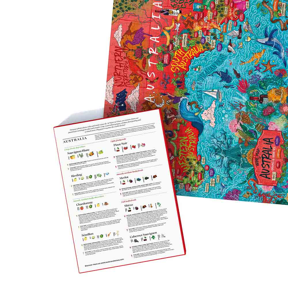 1000 Piece Puzzle - Australia - Australia - Onshore Cellars