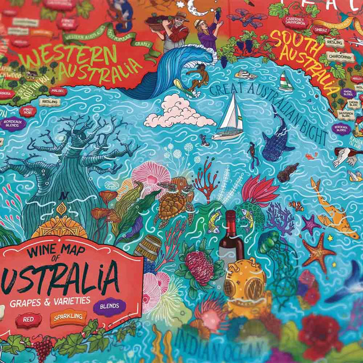 1000 Piece Puzzle - Australia - Australia - Onshore Cellars