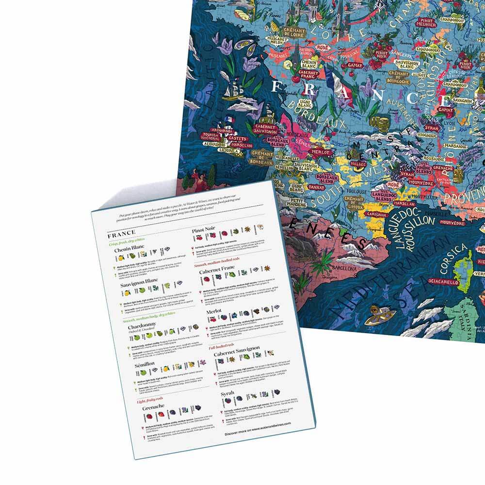 1000 Piece Puzzle - France - France - Onshore Cellars