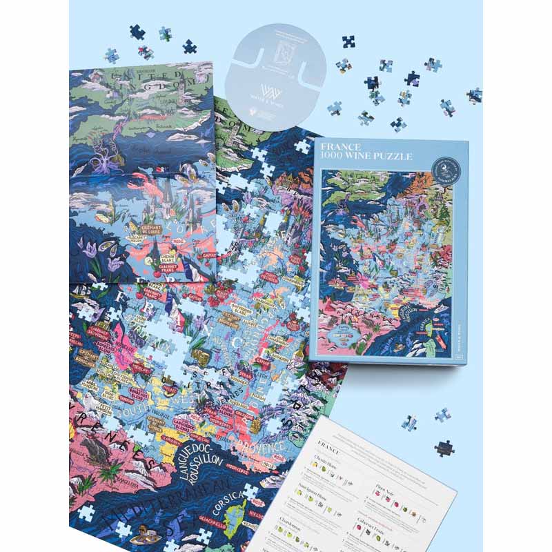 1000 Piece Puzzle - France - France - Onshore Cellars