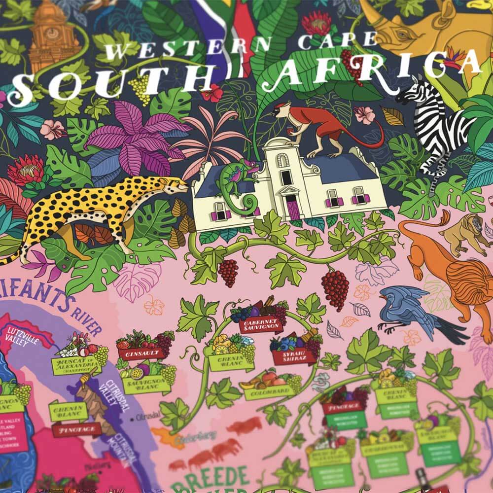 1000 Piece Puzzle - South Africa - South Africa - Onshore Cellars