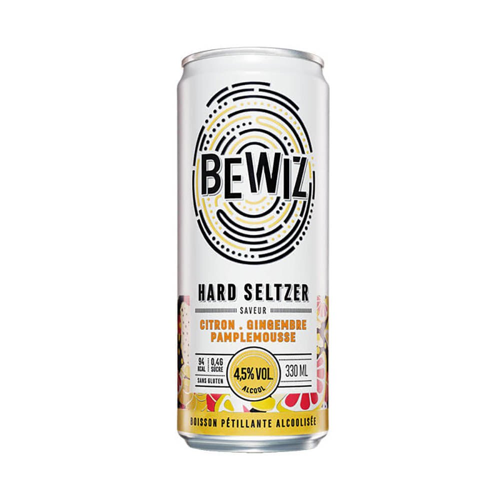 Bewiz - Citron - Gingembre - Pamlemousse - Hard Seltzer - 12 x 33cl - Onshore Cellars