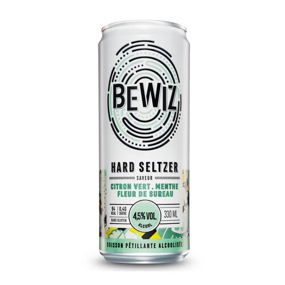 Bewiz - Citron Vert- Slim Cans - 12 x 33cl - Onshore Cellars