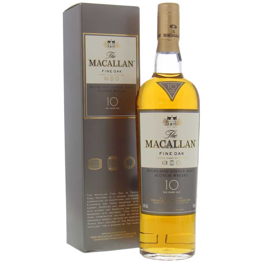 Macallan - 10 yrs - Fine Oak - 10yrs - 70cl - Onshore Cellars
