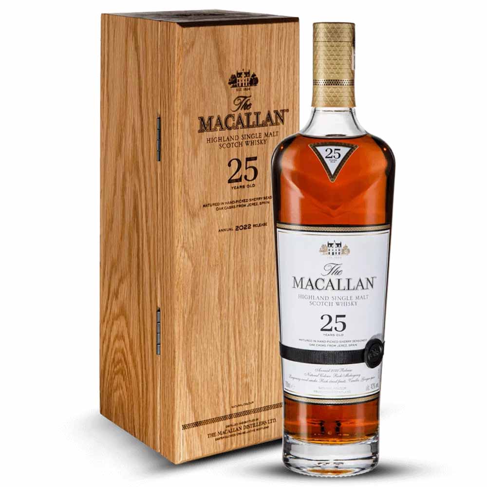 Macallan - 25 yrs - Sherry Oak - 25yrs - 70cl - Onshore Cellars