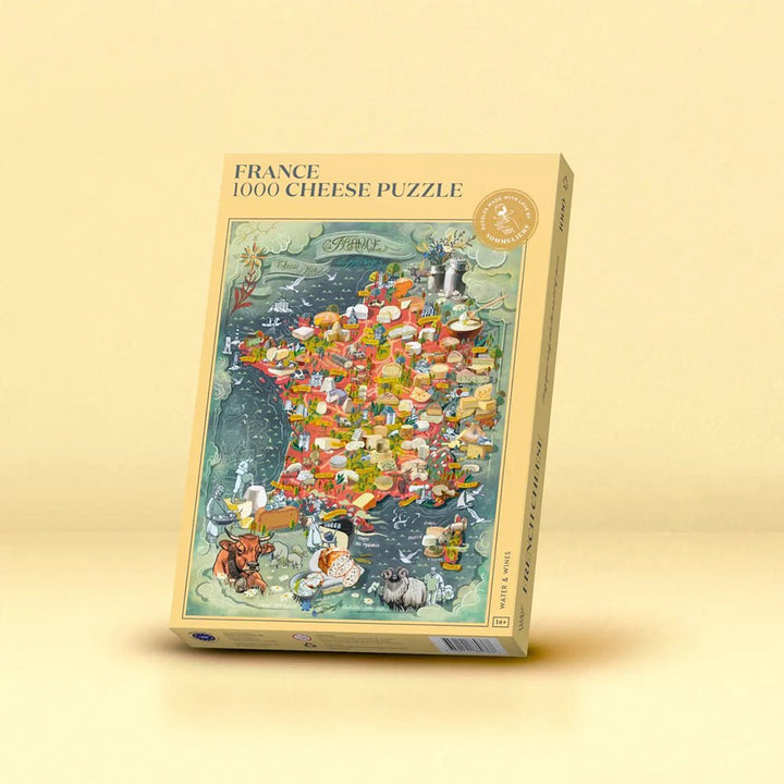 Puzzle de 1000 piezas - Francia Queso - Francia - Bodegas en tierra