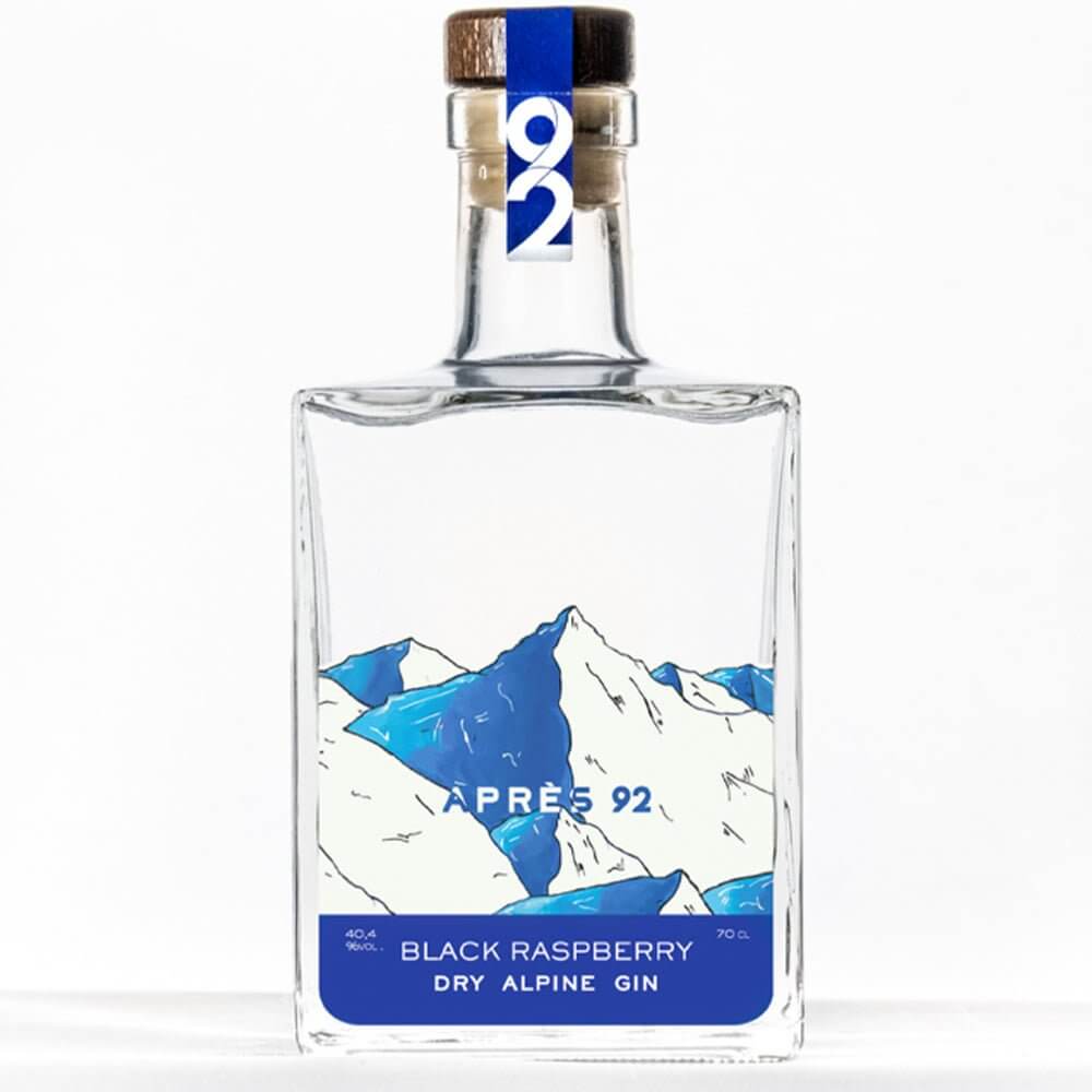 Après 92 - Black Raspberry - Dry Alpin Gin - 70cl - Onshore Cellars