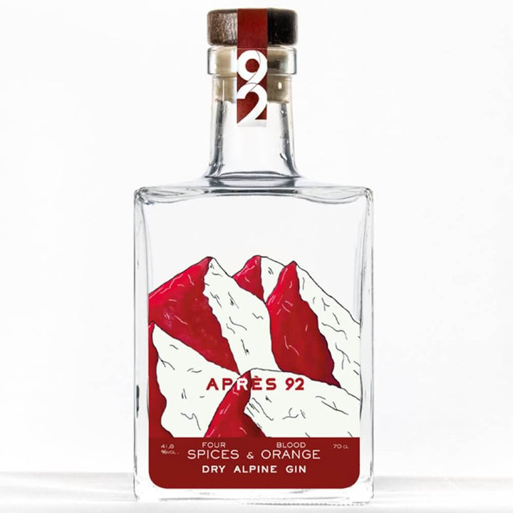 Après 92 - Four Spices & Blood Orange - Dry Alpin Gin - 70cl - Cantine Onshore