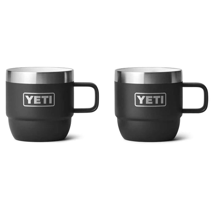 Yeti - Rambler - 6oz (177mL) Stackable Mugs (2 pack) - Black - Onshore Cellars