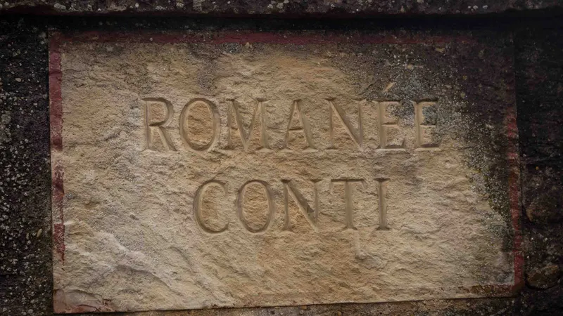 Romanée-Conti vineyard plaque, rare wine allocation sourcing