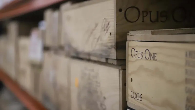 Climate-controlled professional wine storage, provenance protection