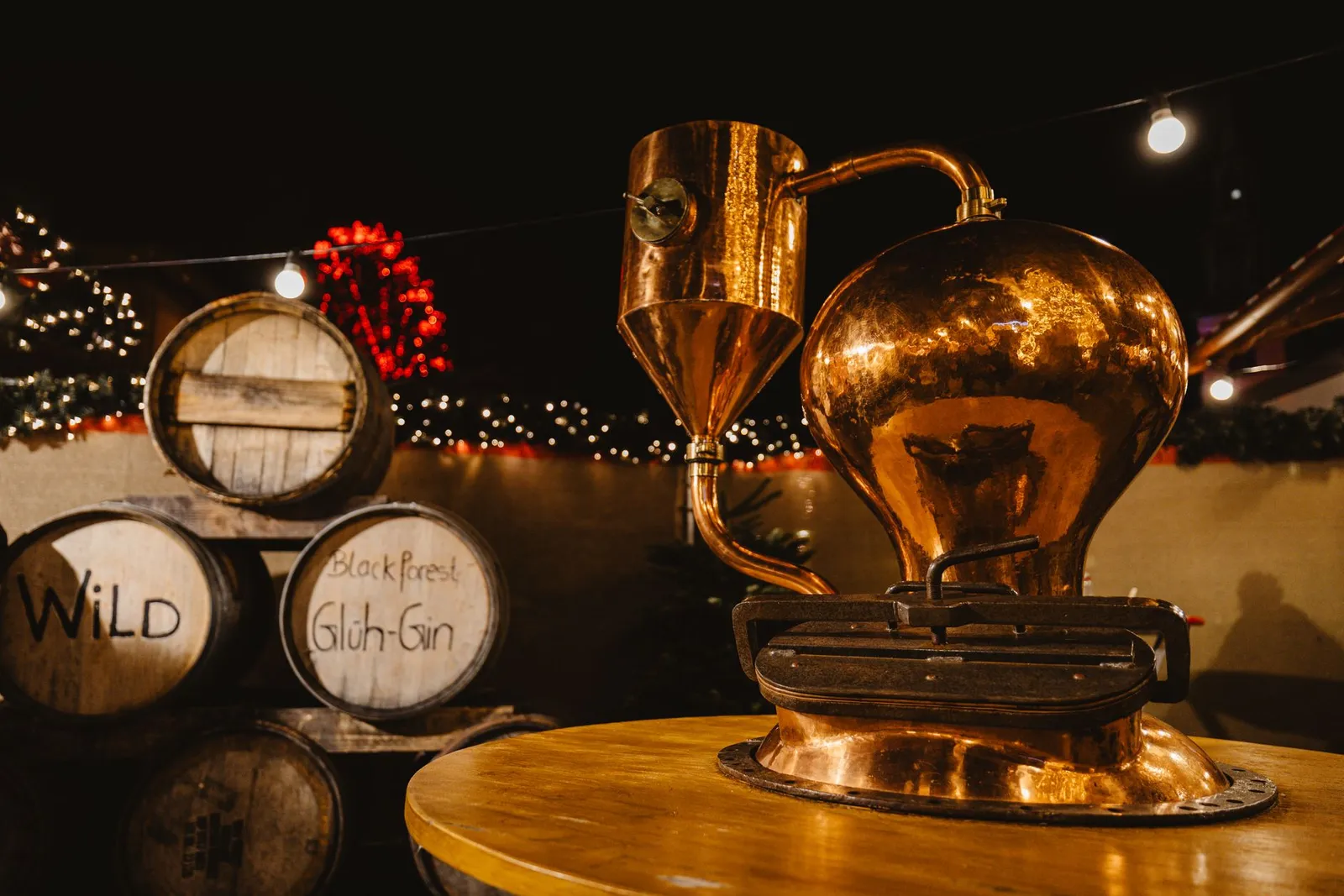Distillery copper still (illustrative picture, not the producer)