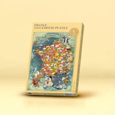 Wine Puzzle - France Cheese