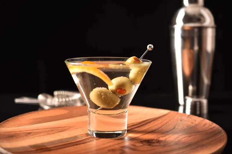 Golden Caviar Martini