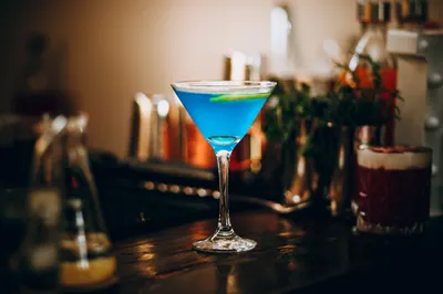 Blue Velvet Martini