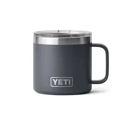 Yeti - Rambler - 14oz (414mL) Stackable Mug - Charcoal