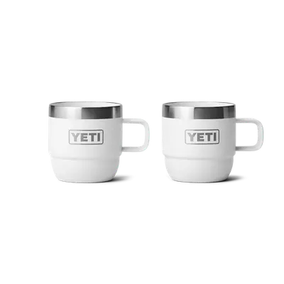 Yeti - Rambler - 6oz (177mL) Stackable Mugs - (2 pack) - White