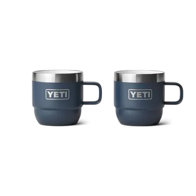 Yeti - Rambler - 6oz (177mL) Stackable Mugs - (2 pack) - Navy